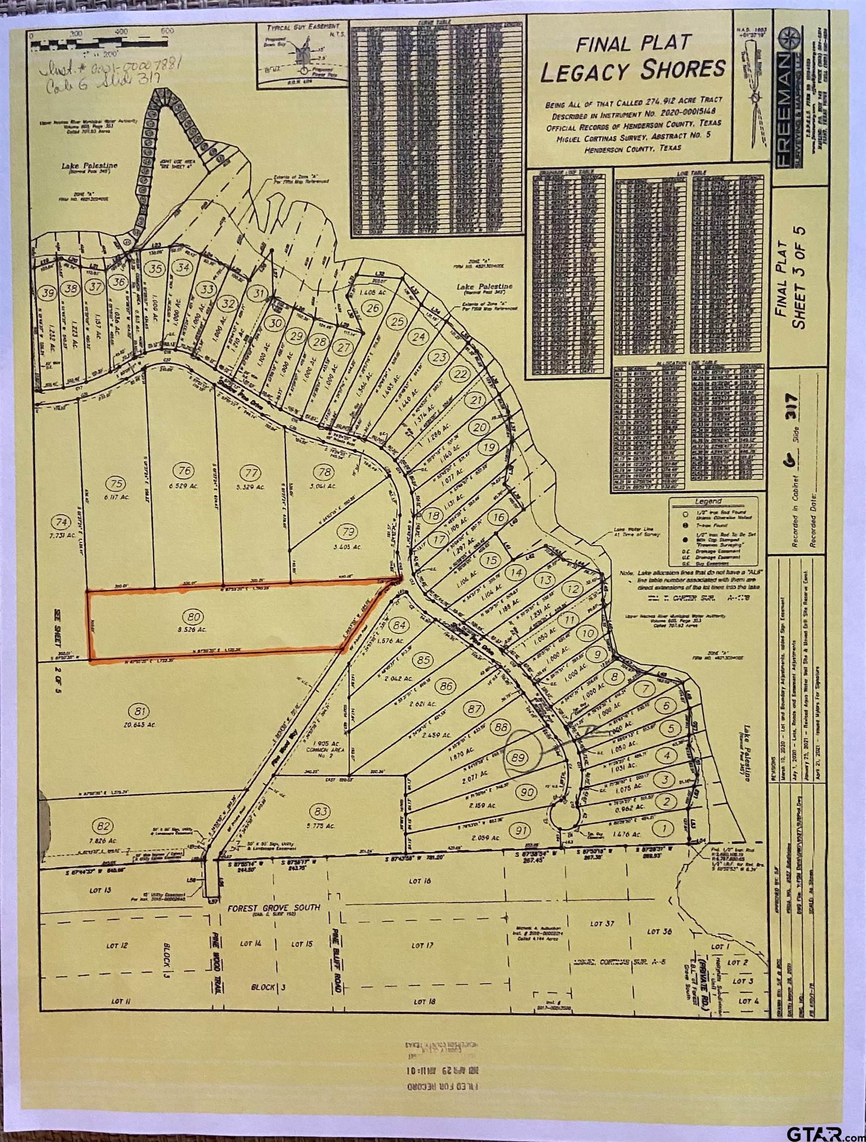 3729 Pine Wood Way LOTS 80 & L18