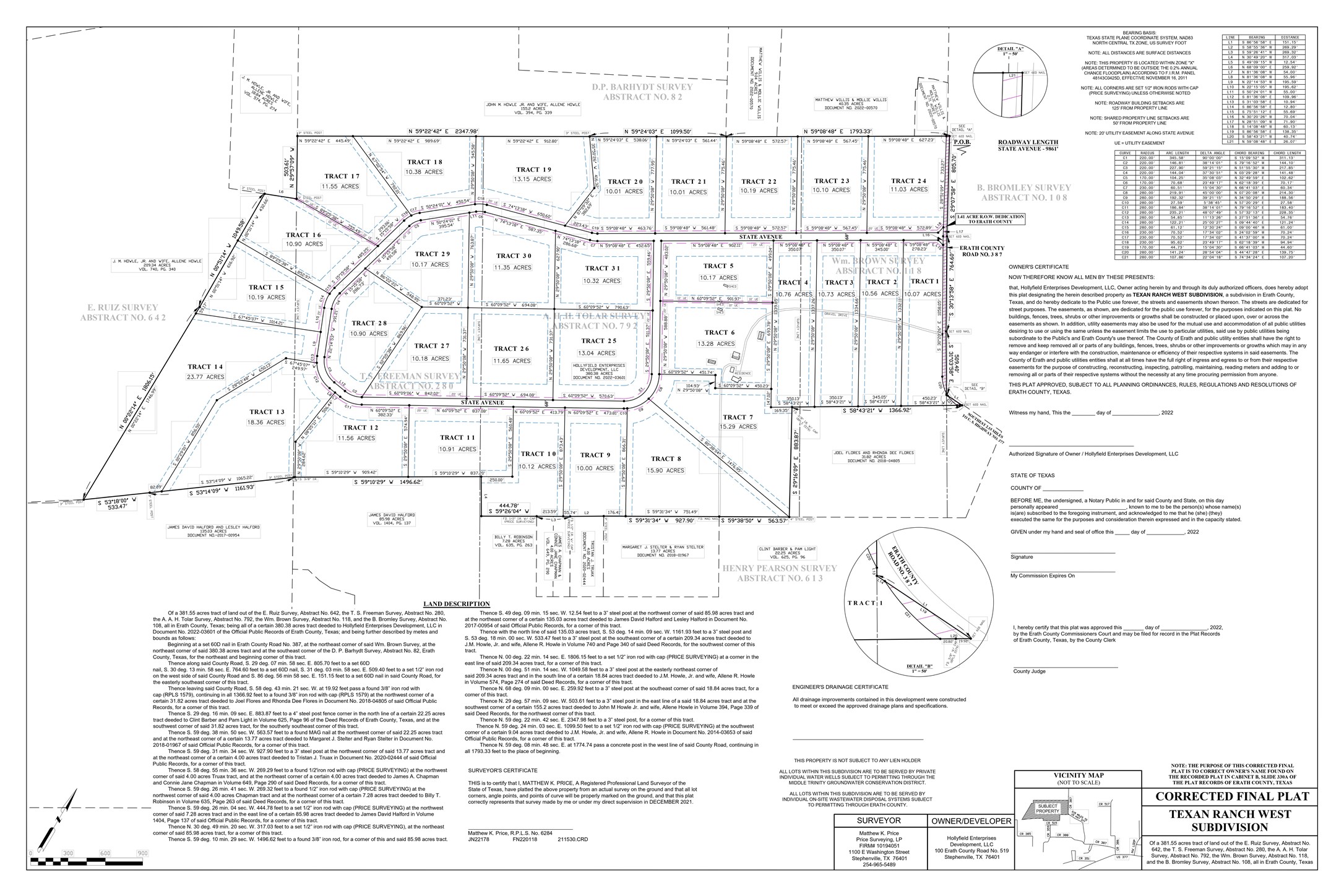 Tract 1 STATE Avenue