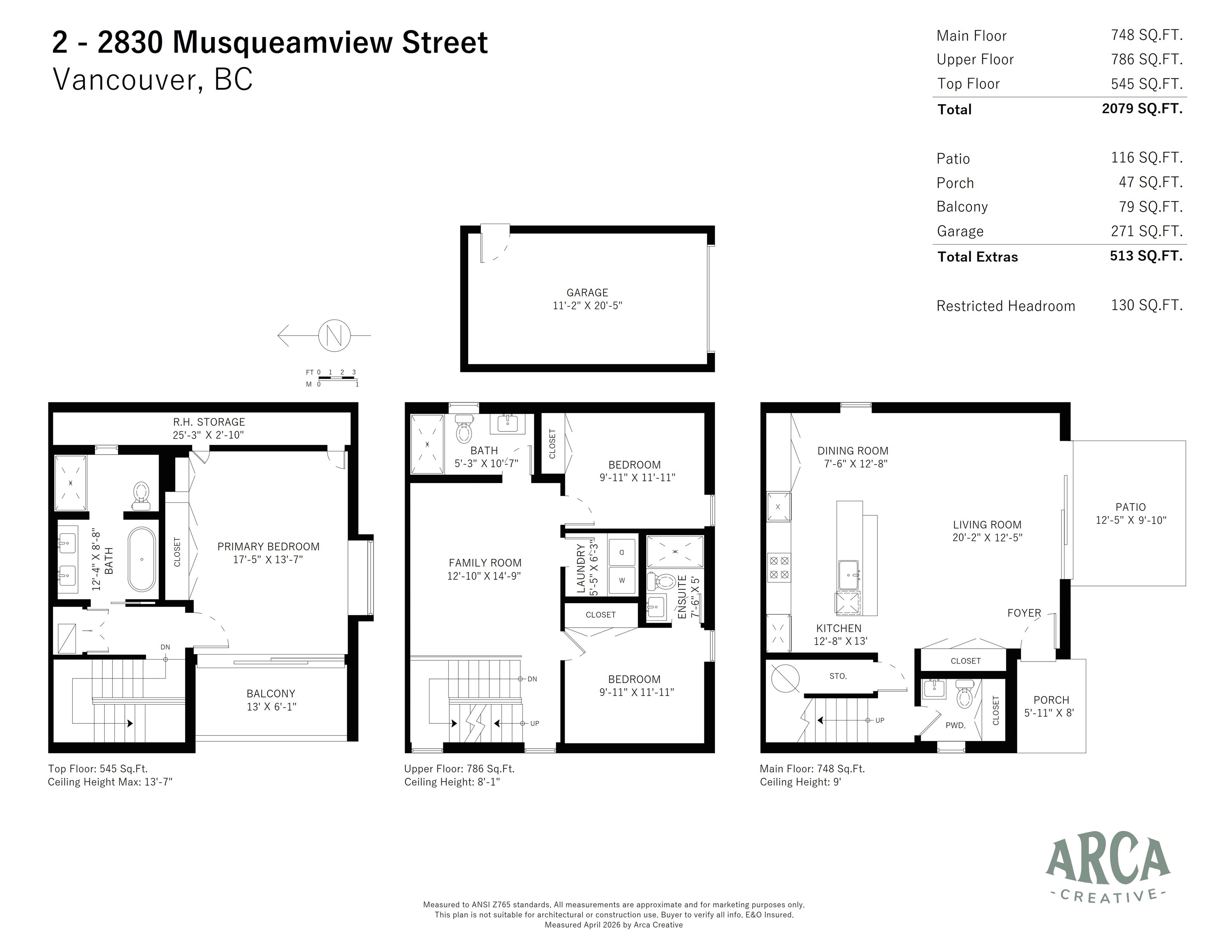 2 2830 MUSQUEAMVIEW STREET Unit: 2