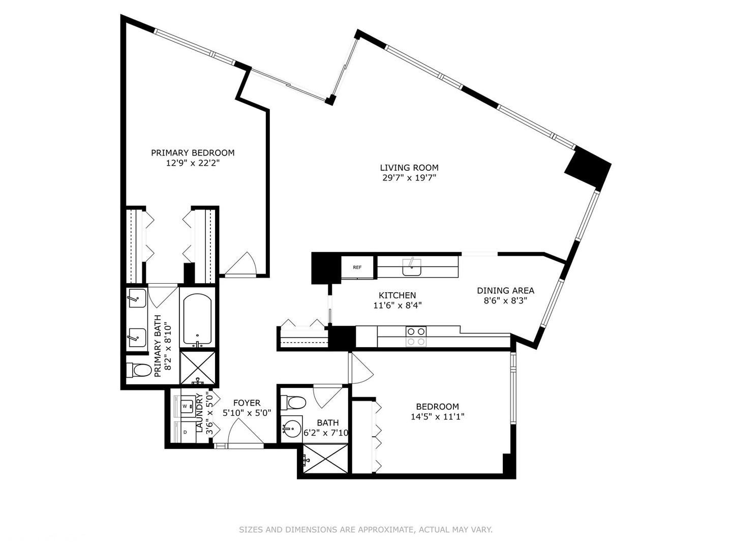 501 N Clinton Street Unit: 1305