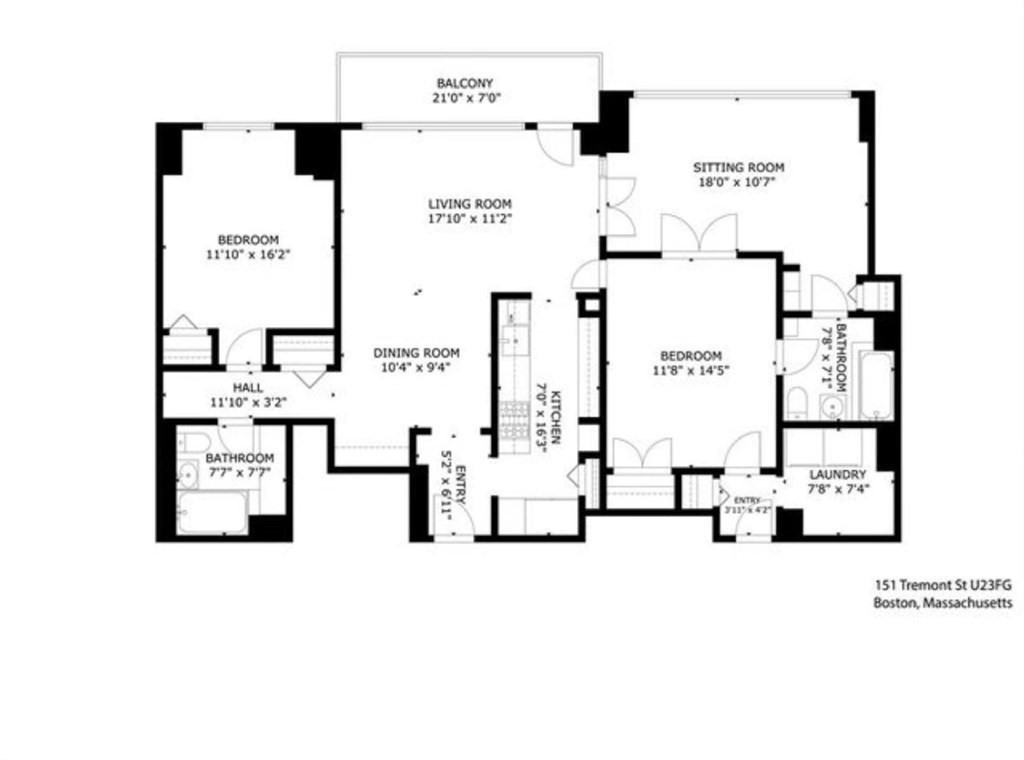 151 Tremont Unit: 23FG