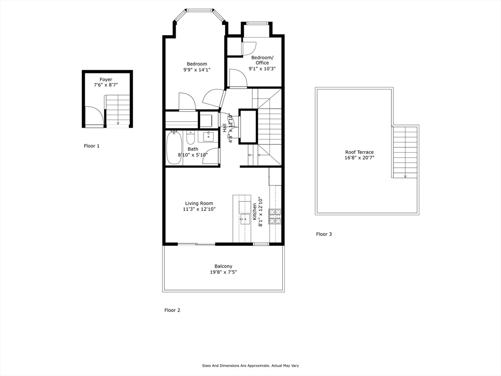 Renovated 2 Bed Penthouse