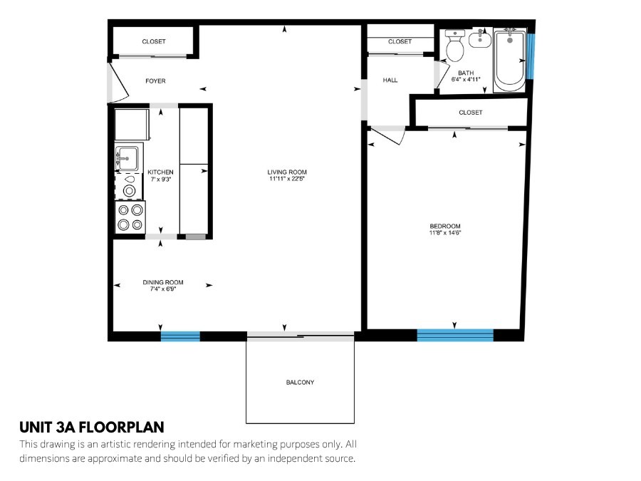 123 Sewall Ave # 3A