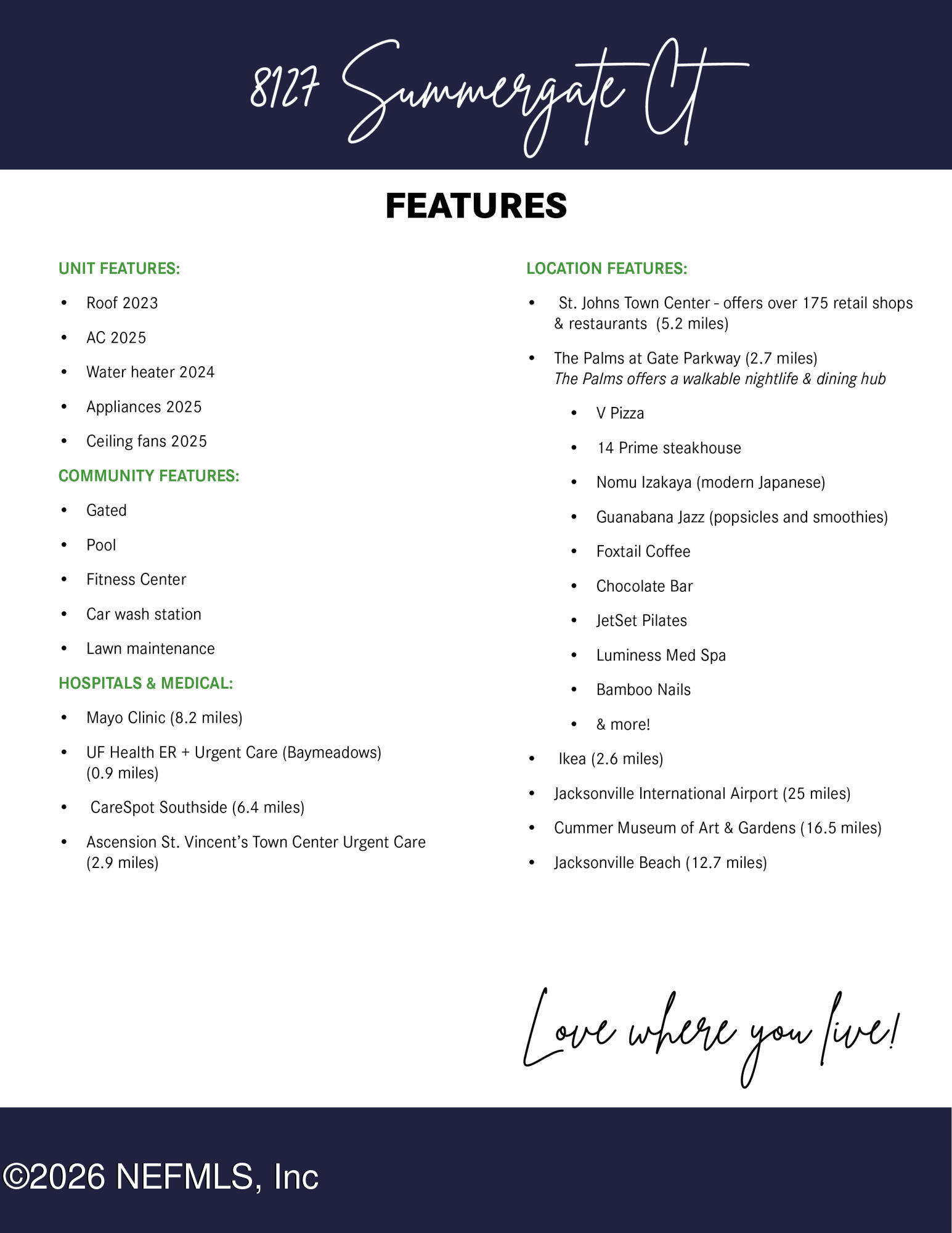 8127 SUMMER GATE Court