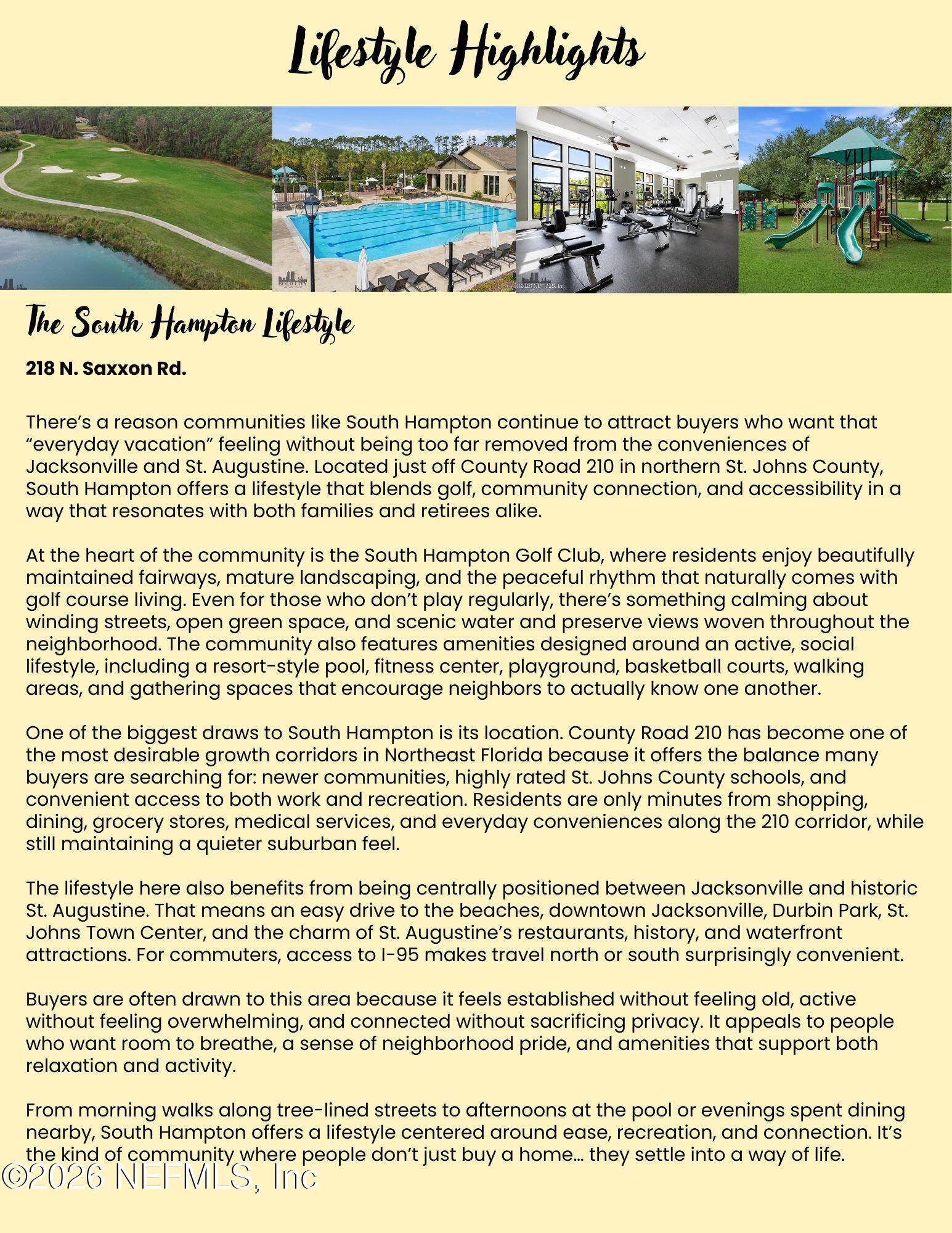 218 N SAXXON Road, St. Augustine