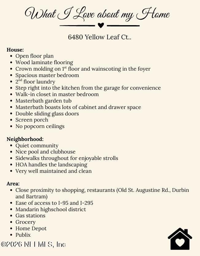 6480 YELLOW LEAF Court