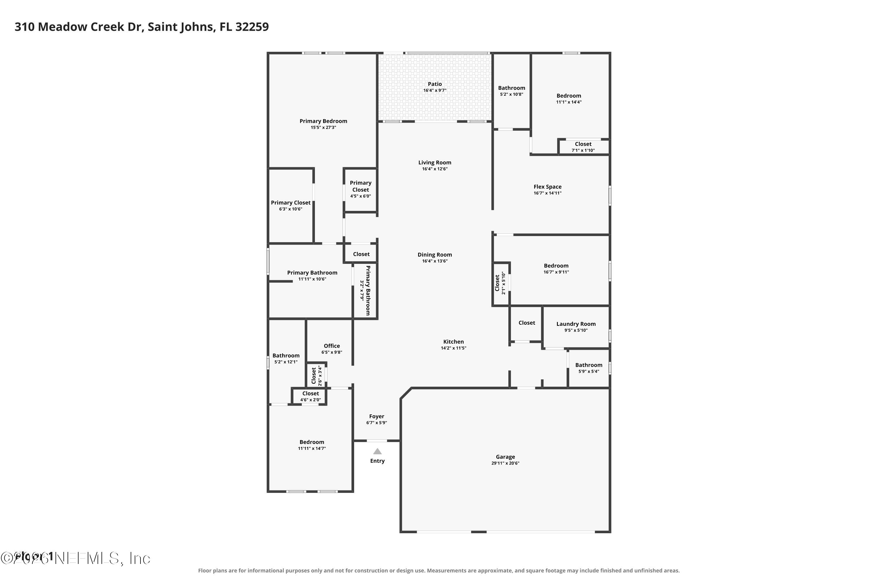 310 MEADOW CREEK Drive, St. Johns