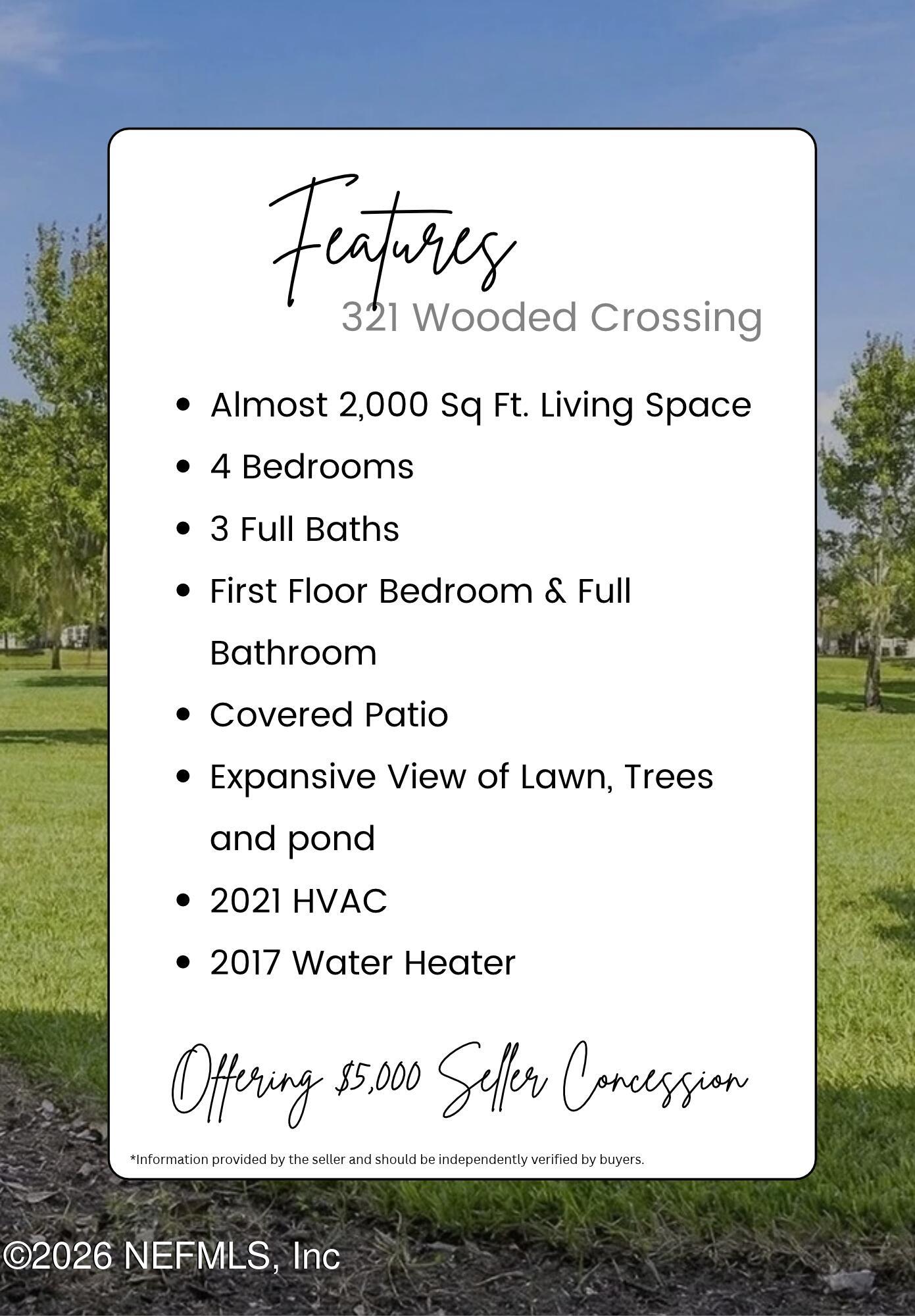321 WOODED CROSSING Circle, St. Augustine