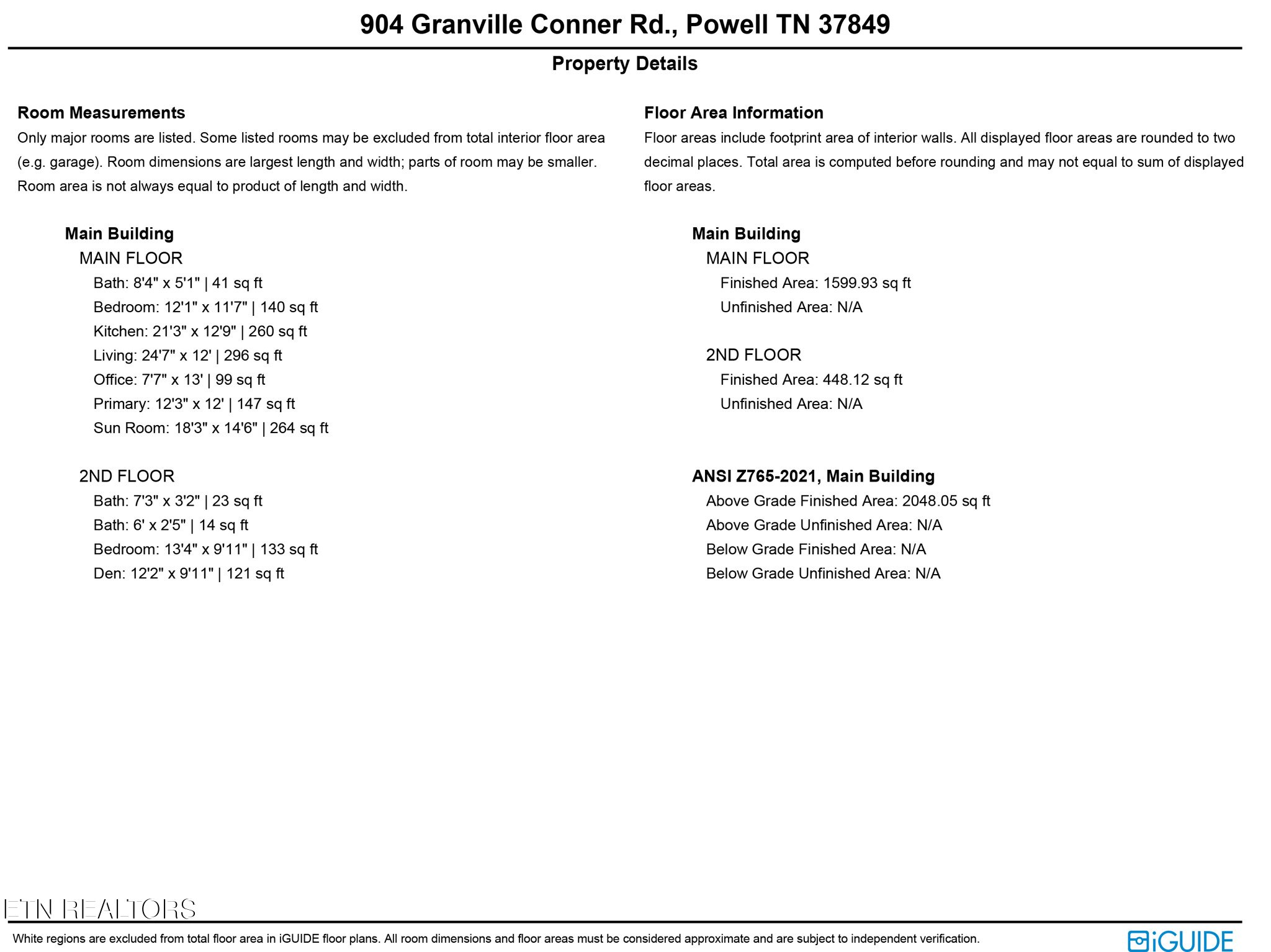 904 Granville Conner Rd