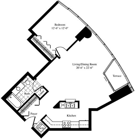 420 E Waterside Drive Unit: 1113