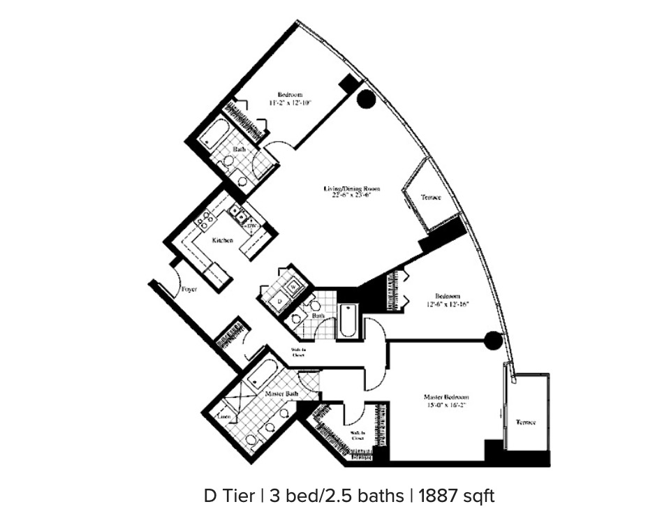 420 E WATERSIDE Drive Unit: 2214