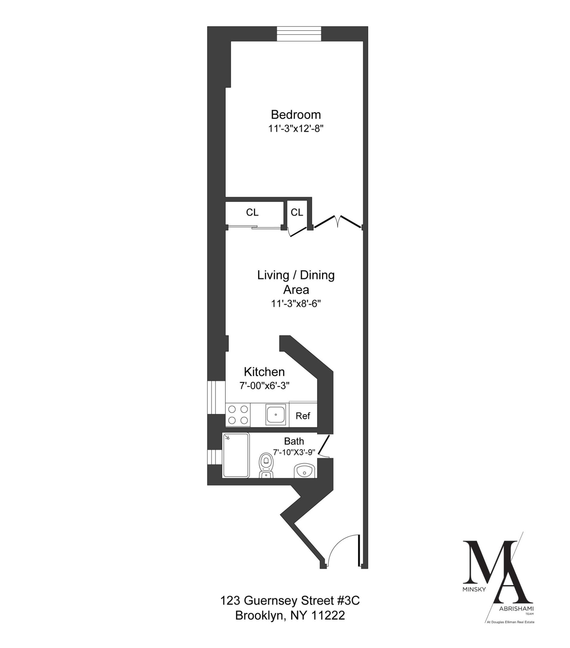 123 GUERNSEY Street 3C