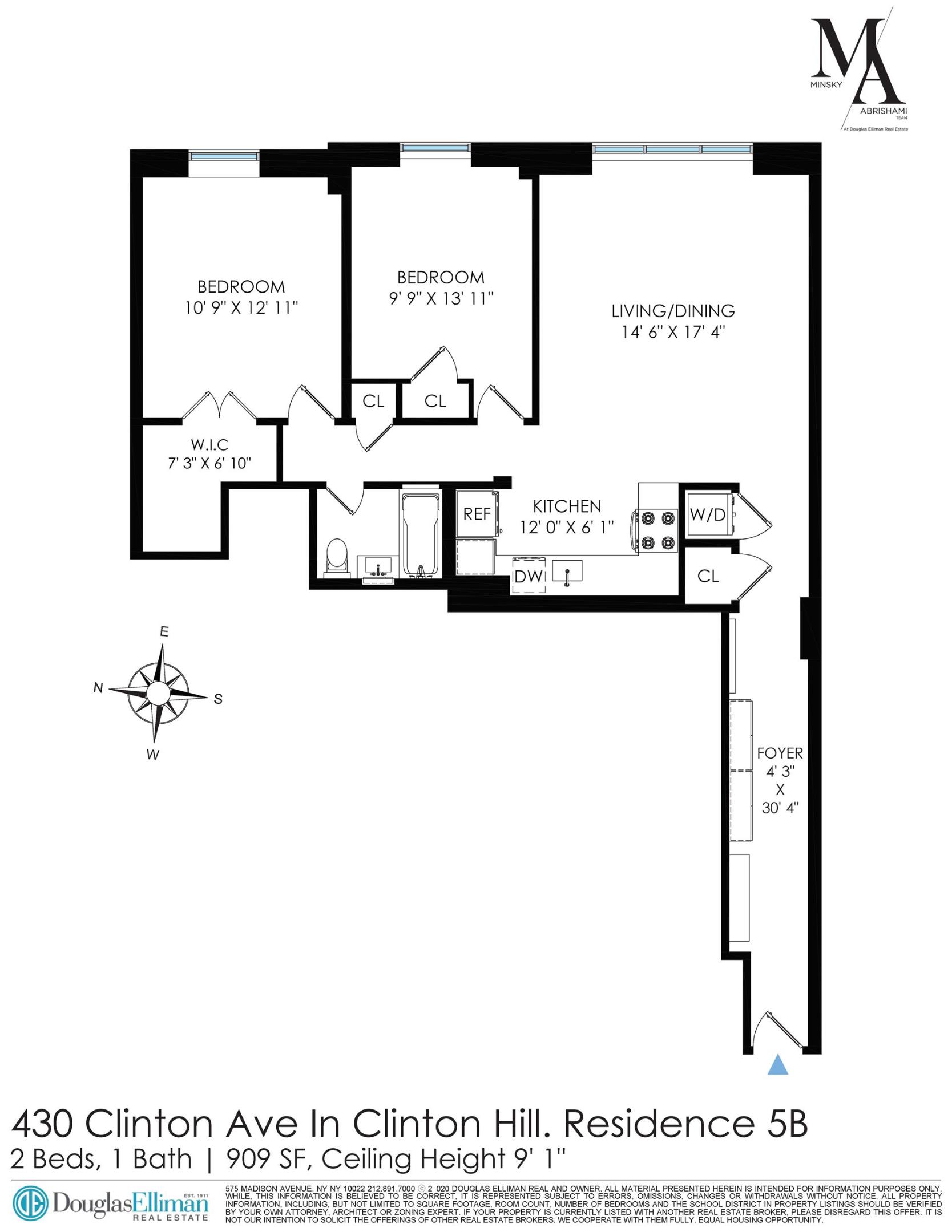 430 CLINTON Avenue 5B