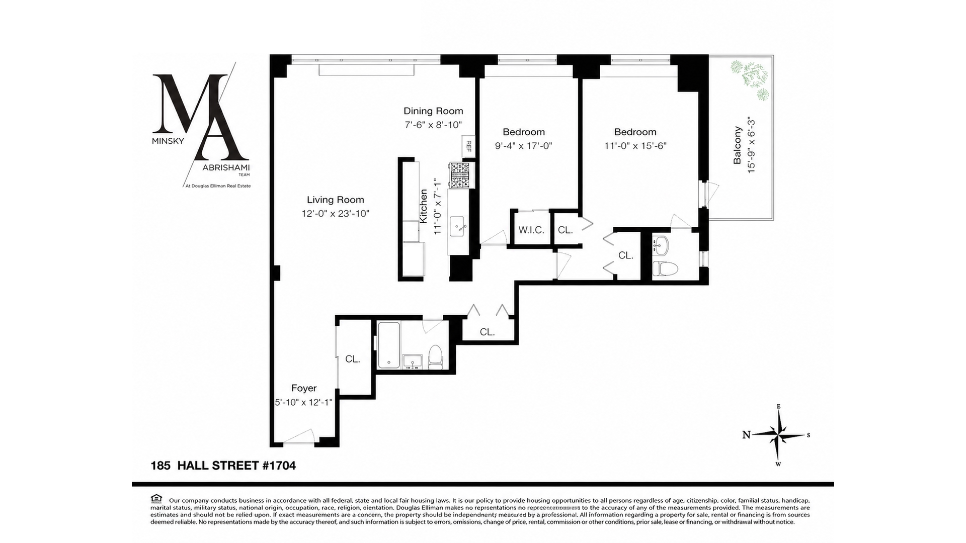 185 HALL Street 1704