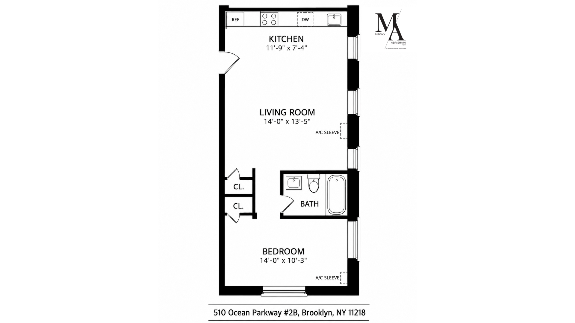 510 OCEAN Parkway 2B