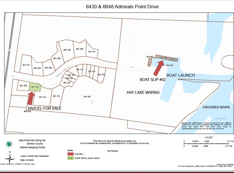 6430 6648 Admirals Point Drive, LOT 9 Slip142