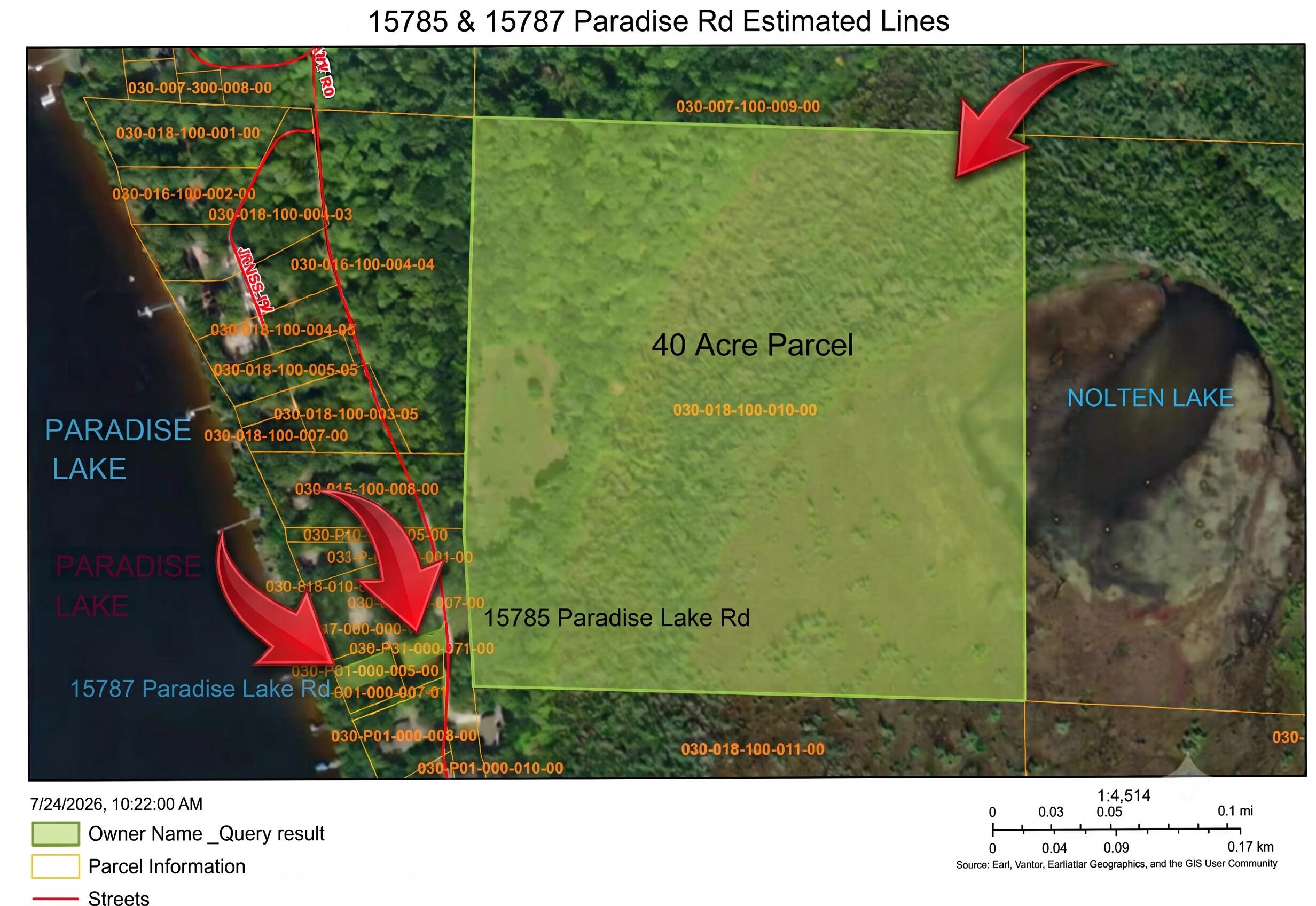 15785 Paradise Lake Road, & 15787