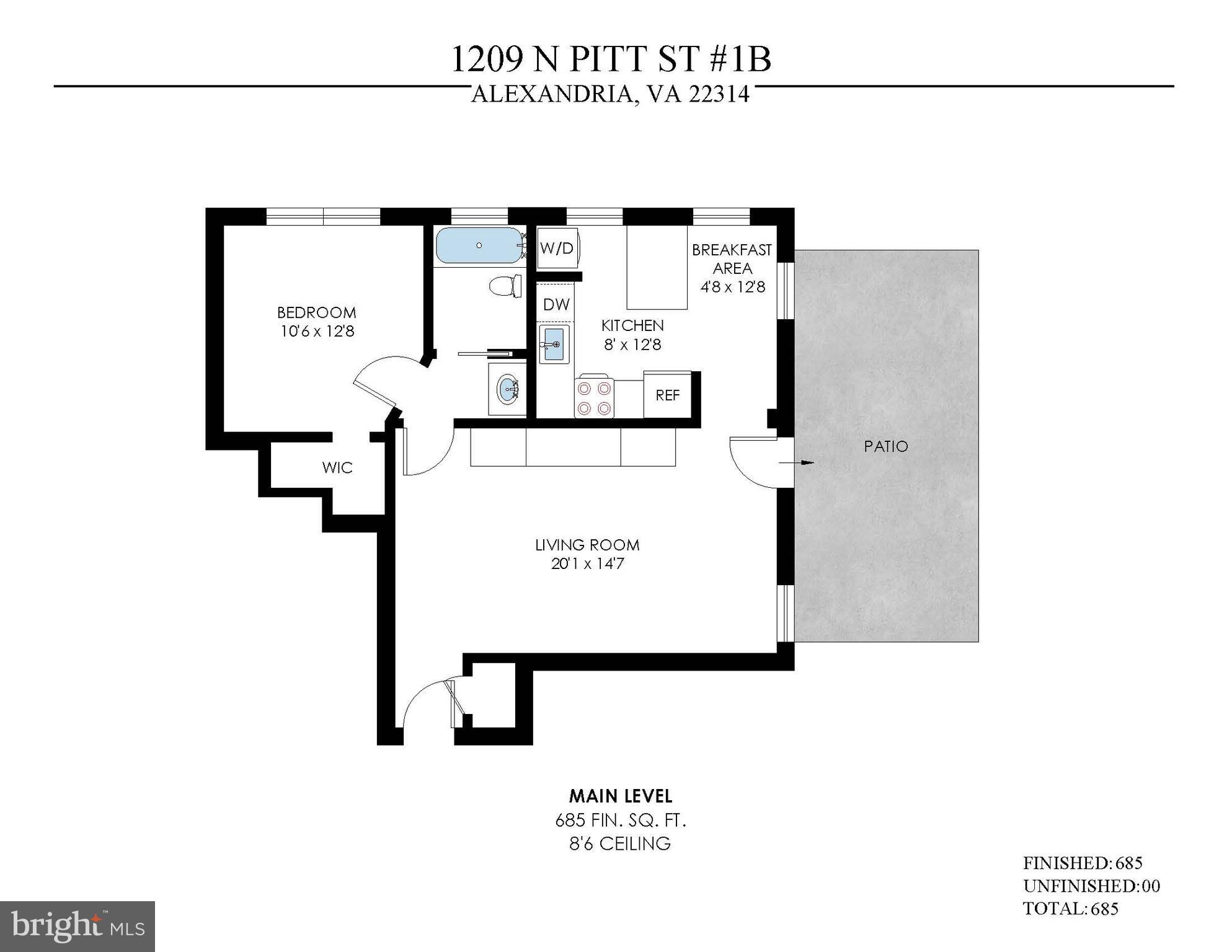 1209 N Pitt St #1b