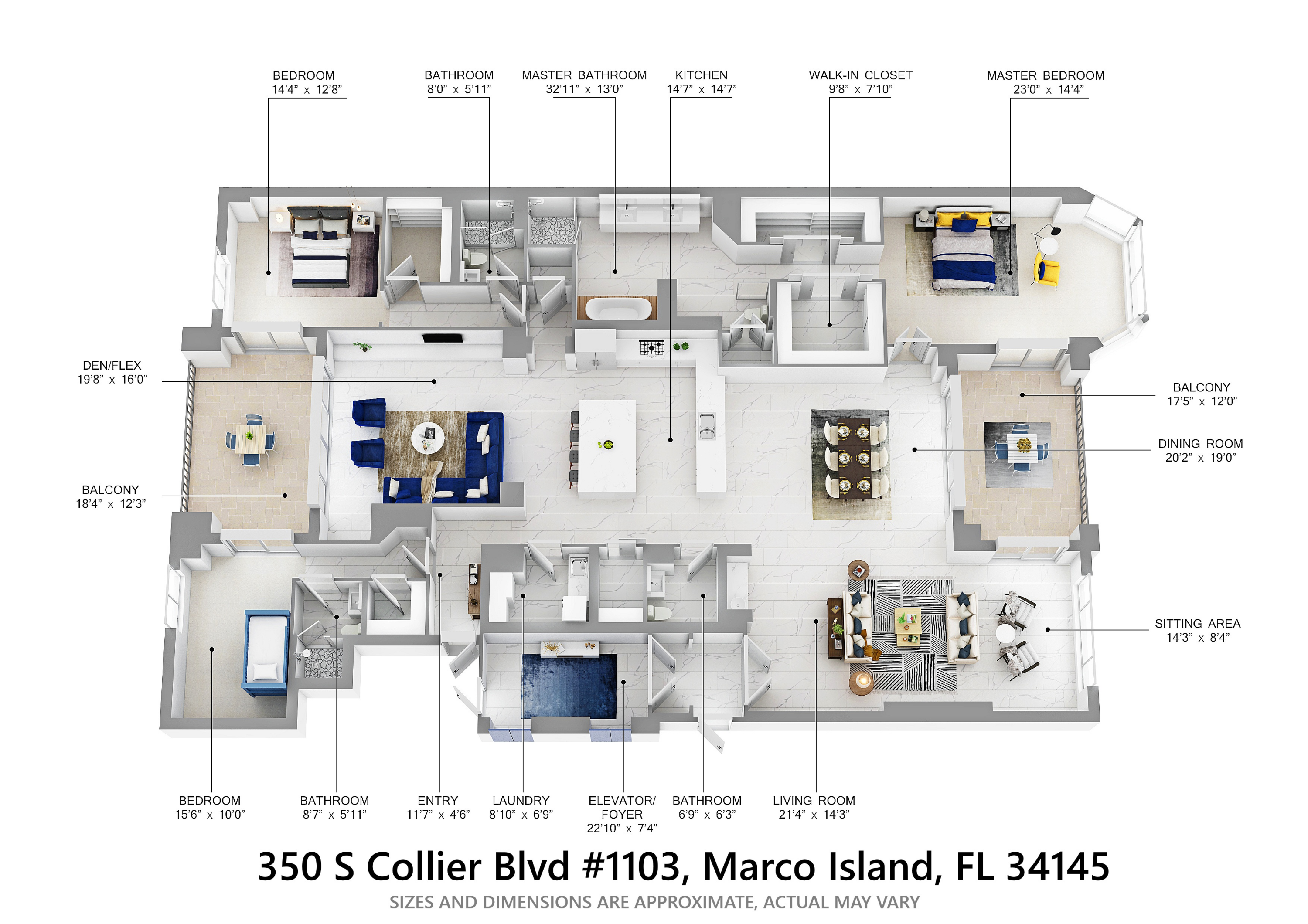 350 S COLLIER BOULEVARD, 1103