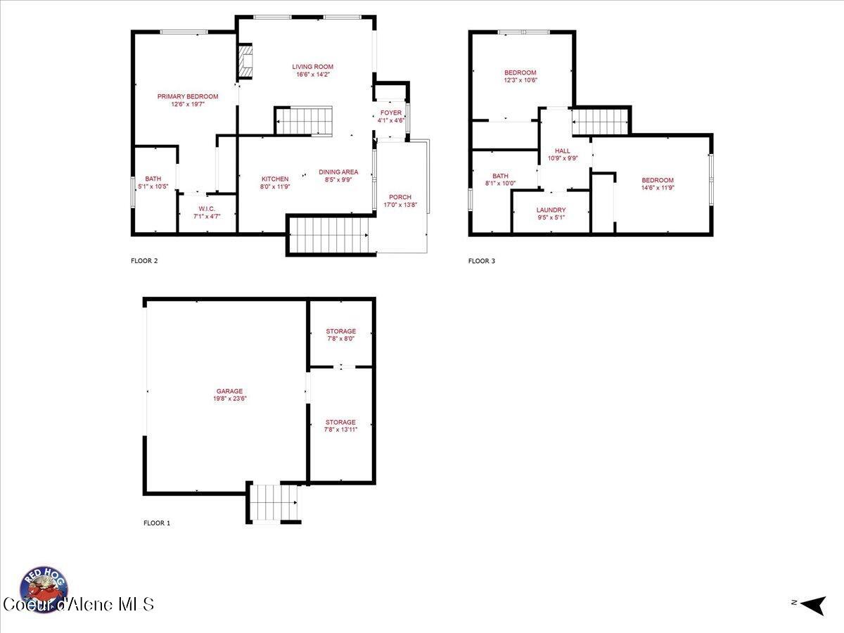 377 E KNOTTY PINE LN, #2, Coeur d'Alene Unit: #2