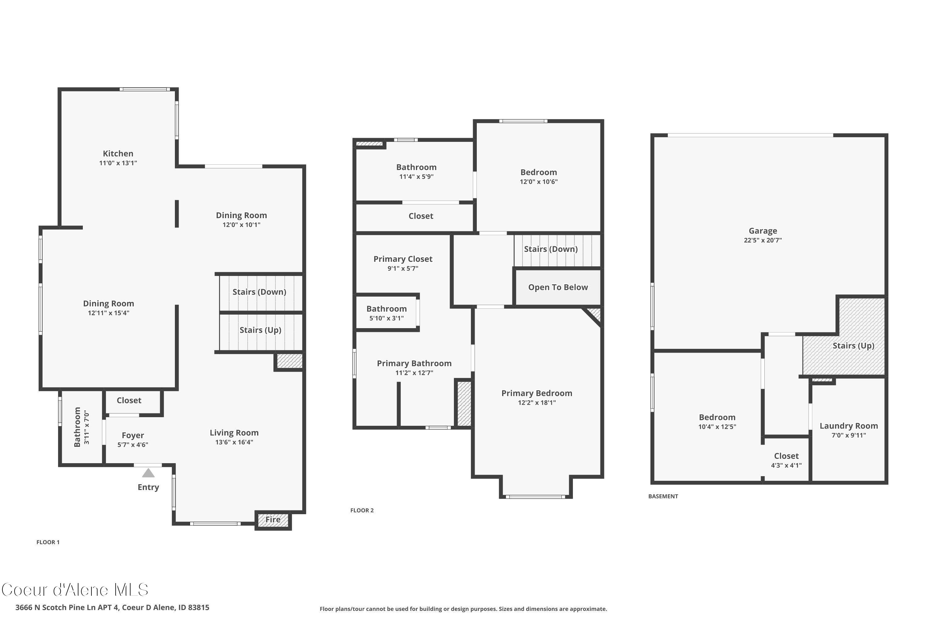 3666 N SCOTCH PINE LN, #4, Coeur d'Alene Unit: #4