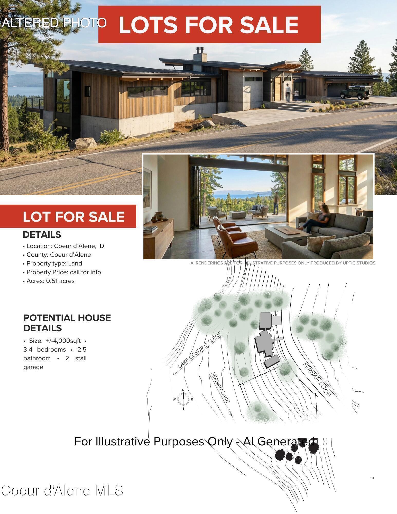 2586 E Fernan Hill RD, Coeur d'Alene