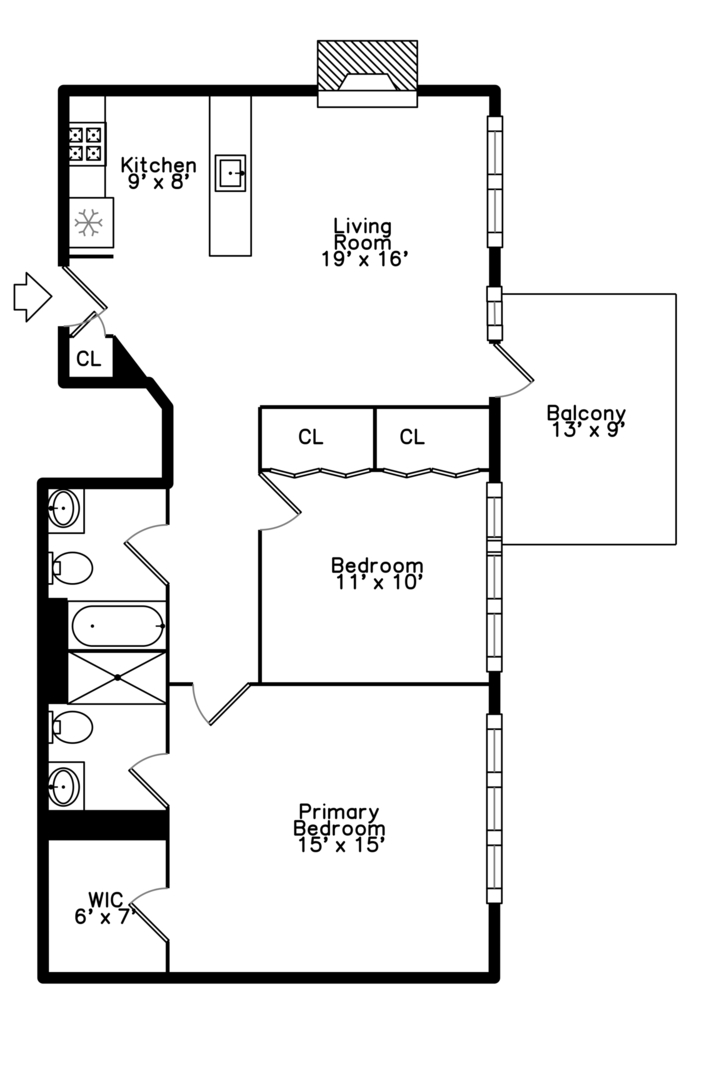 1243 S WABASH Avenue Unit: 403