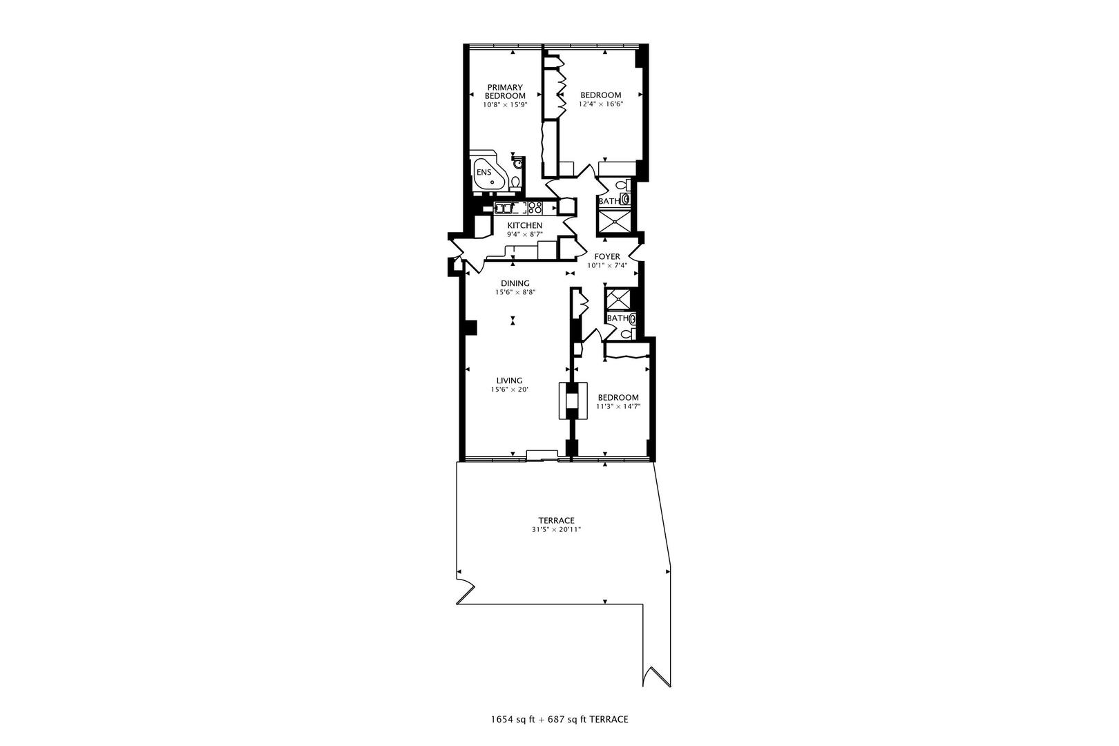 1000 N LAKE SHORE Drive Unit: 305