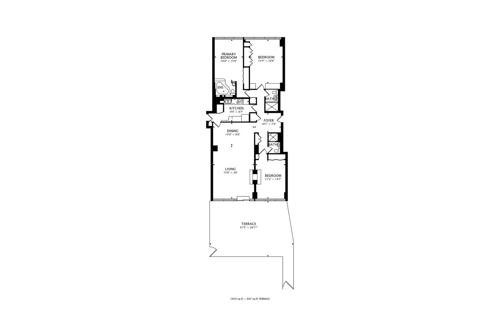1000 N LAKE SHORE Drive Unit: 305