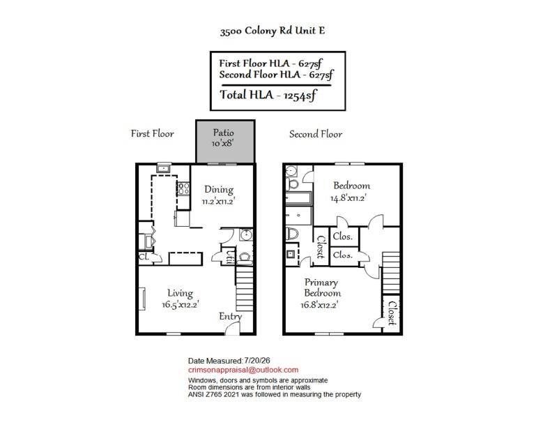 3500 Colony Road Unit: E