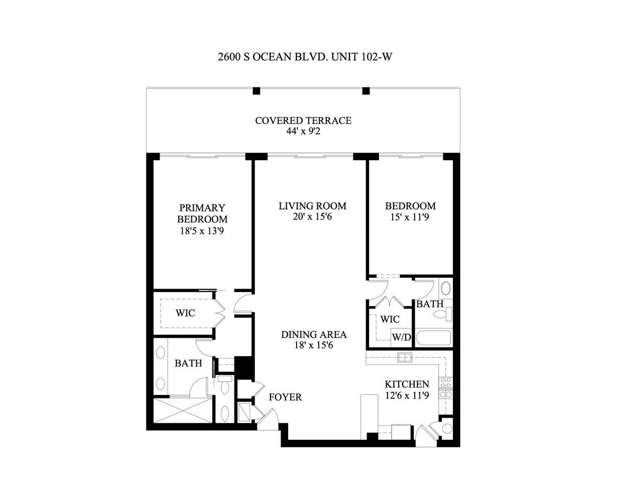 2600 S Ocean Boulevard 102w