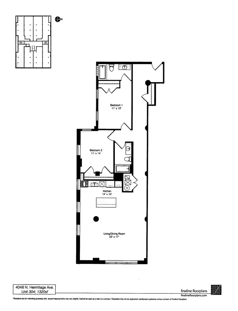 4046 N Hermitage Avenue Unit: 204