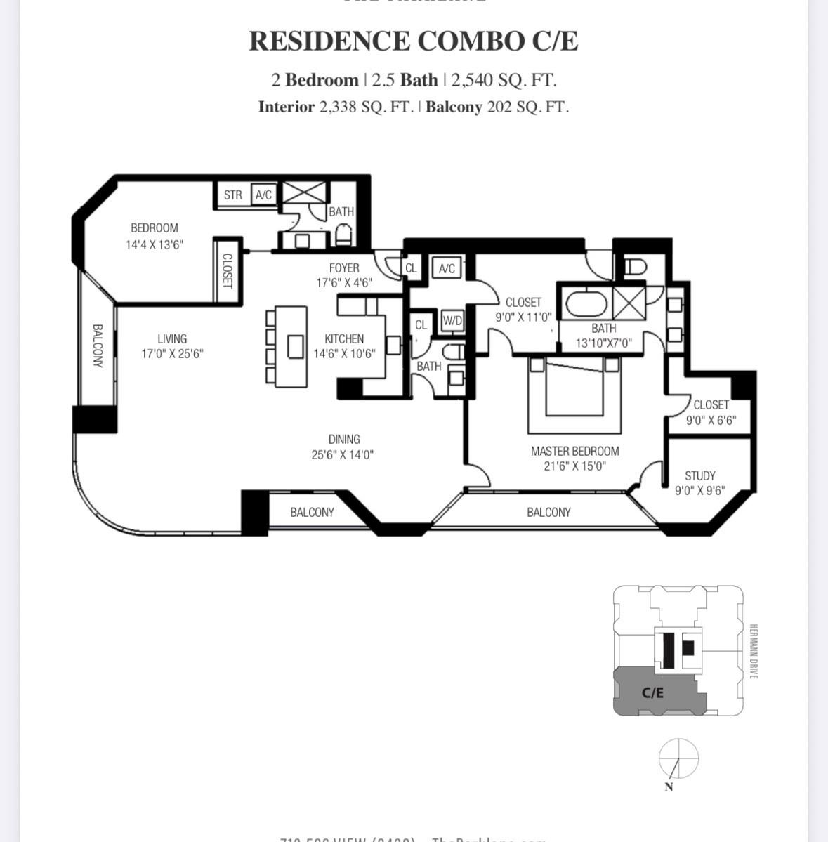 1701 Hermann Drive Unit: 22CE