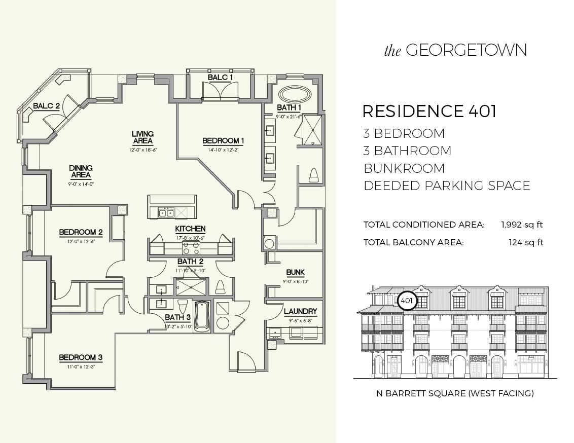 46 N Barrett Square, Unit #401