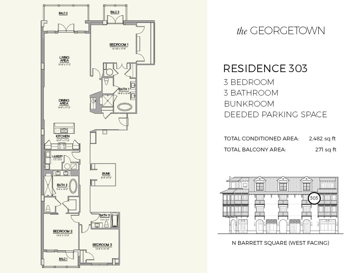 46 N Barrett Square, Unit #303