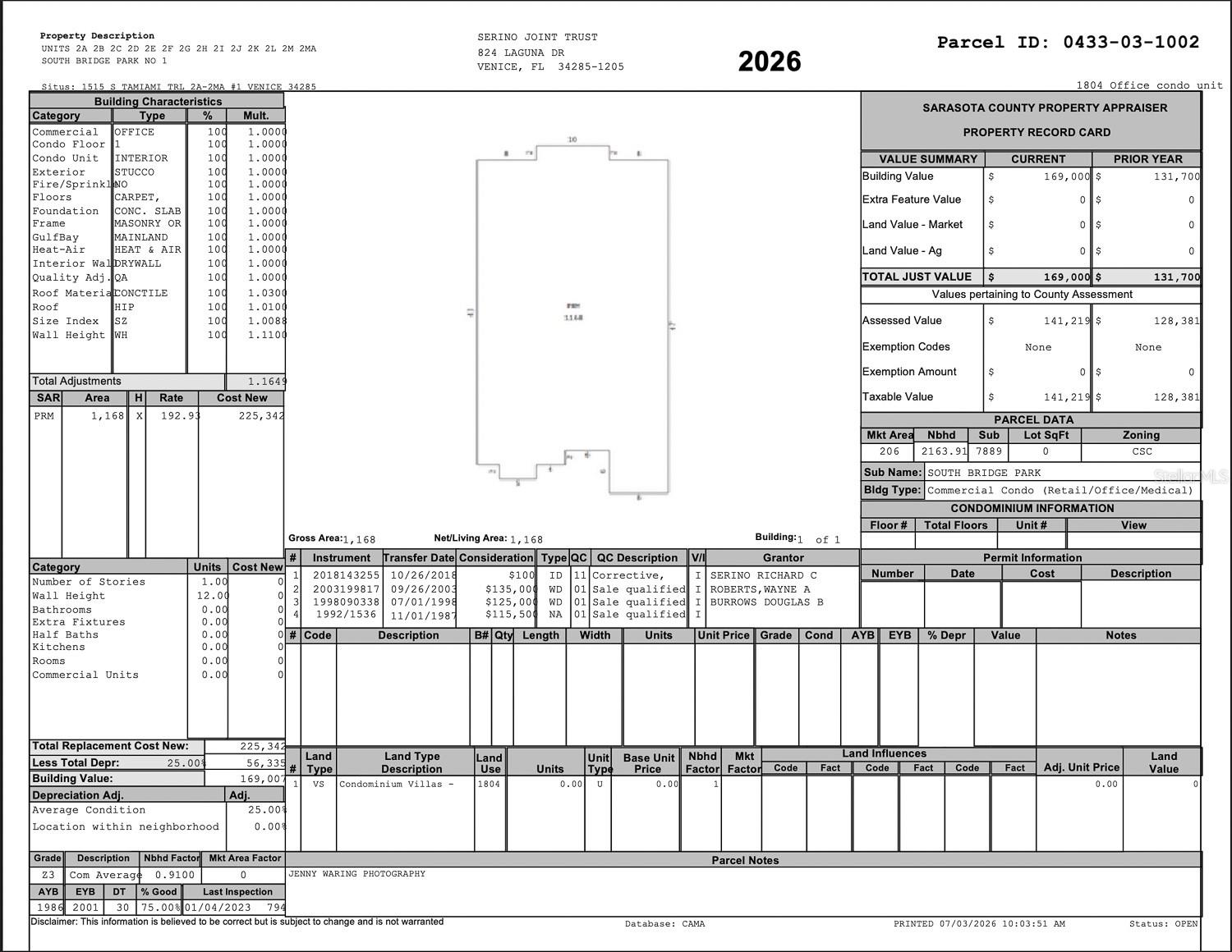 1515 TAMIAMI TRL S #2A
