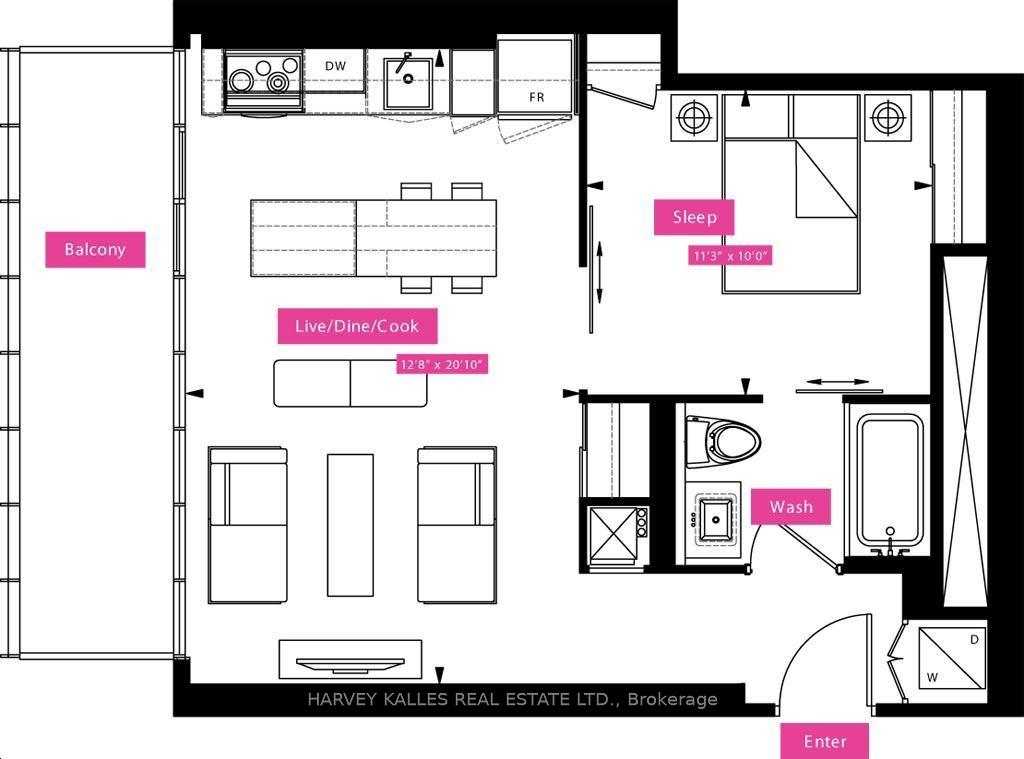 101 Charles Street E 2611, Toronto Unit: 2611
