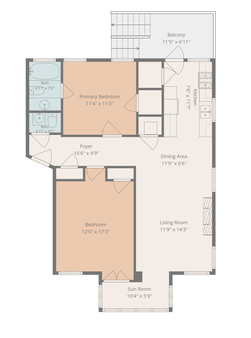 6151 N Glenwood Avenue Unit: 205