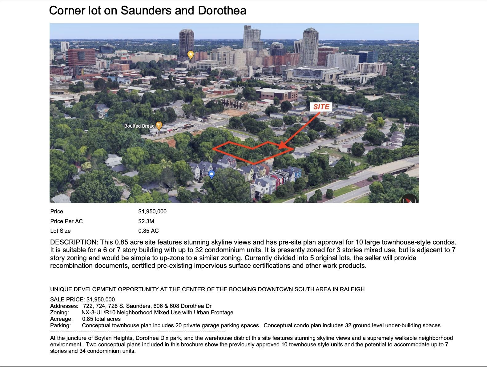 722,724,72 S Saunders Street Unit: 606 & 608 Dorothea Drive