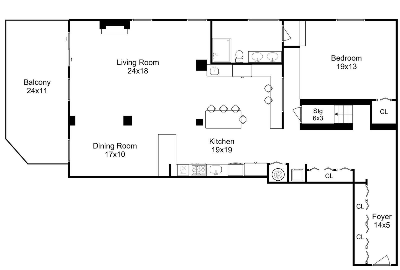 612 N OAKLEY Boulevard Unit: 101