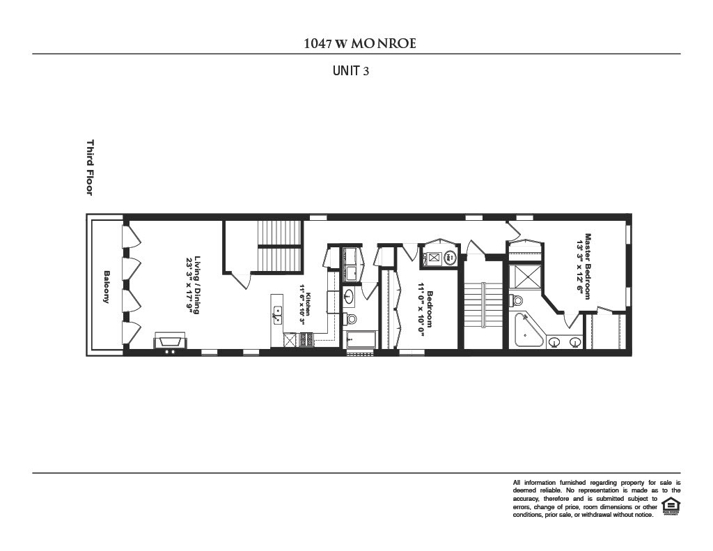 1047 W Monroe Street Unit: 3