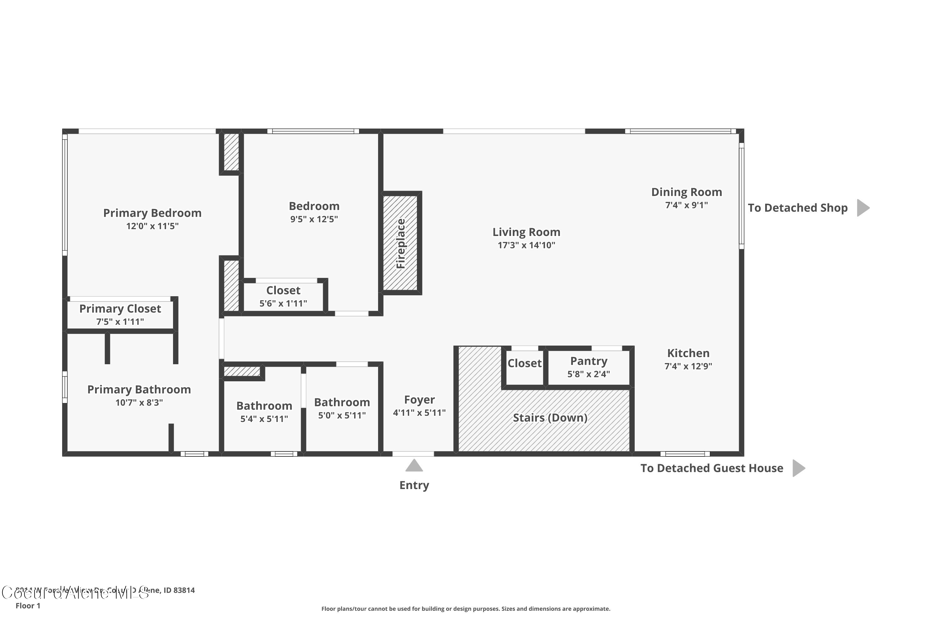 8014 W FOREVER VIEW DR, Coeur d'Alene