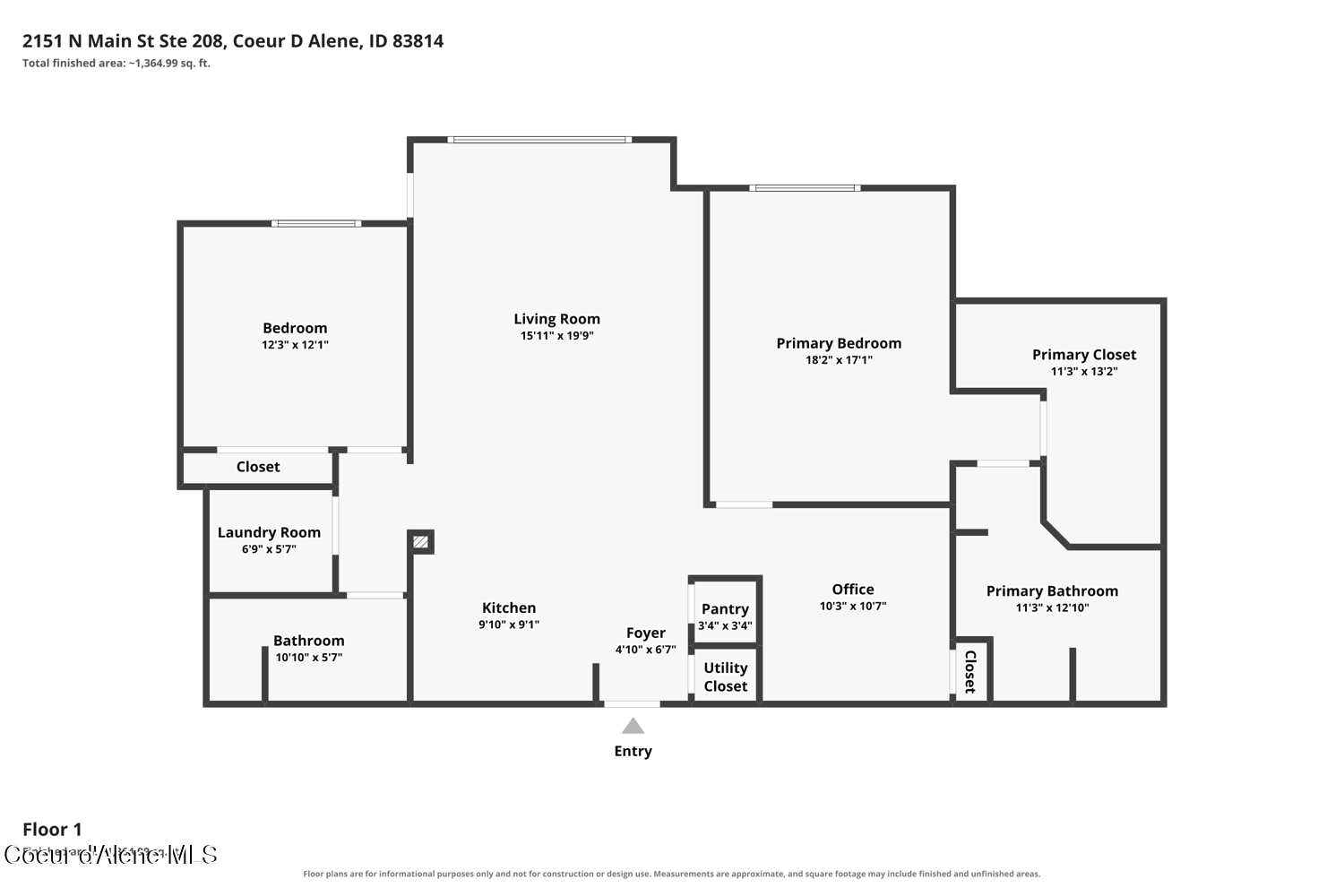 2151 N Main St, 208, Coeur d'Alene Unit: 208