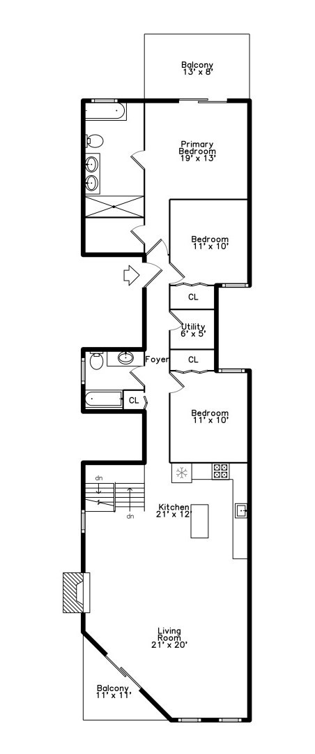 1003 N Damen Avenue Unit: 3