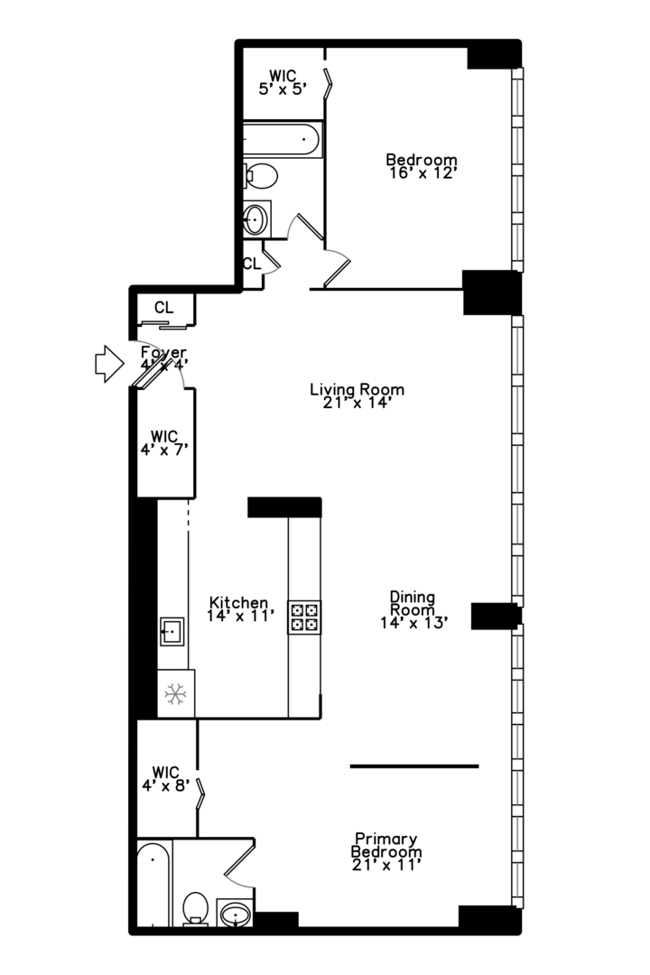 3550 N LAKE SHORE Drive Unit: 1921-23