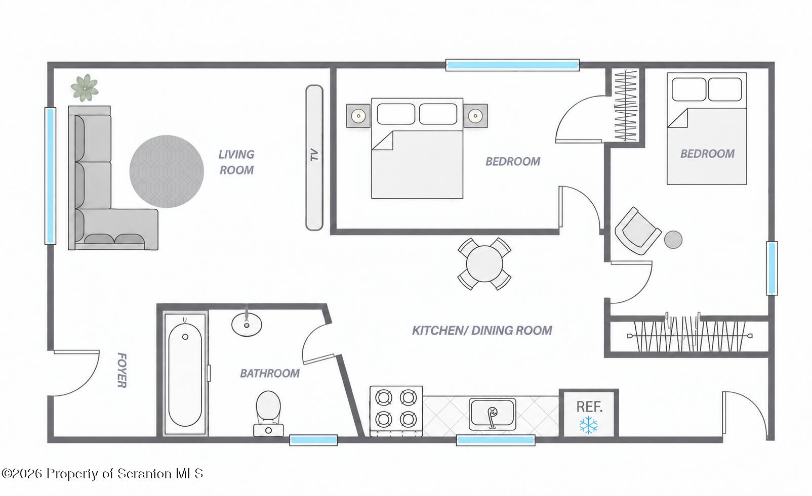 206 Oak Street Unit: 1st floor
