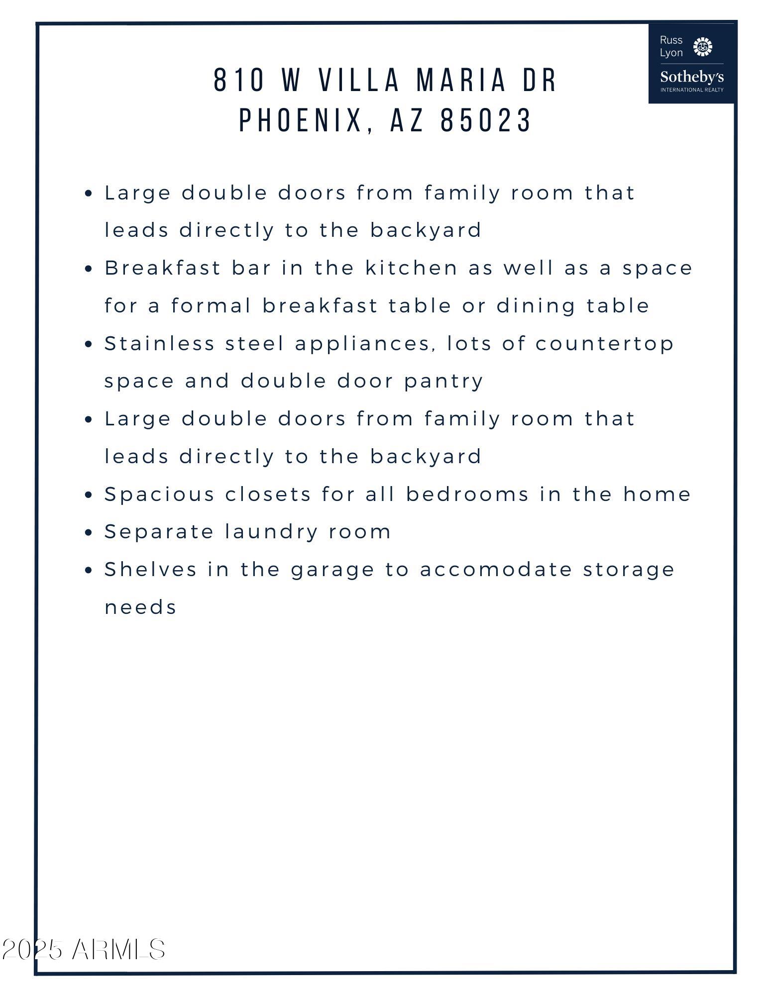 810 W VILLA MARIA Drive