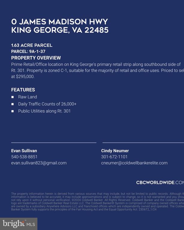 Parcel 9A-1-37 JAMES MADISON PARKWAY
