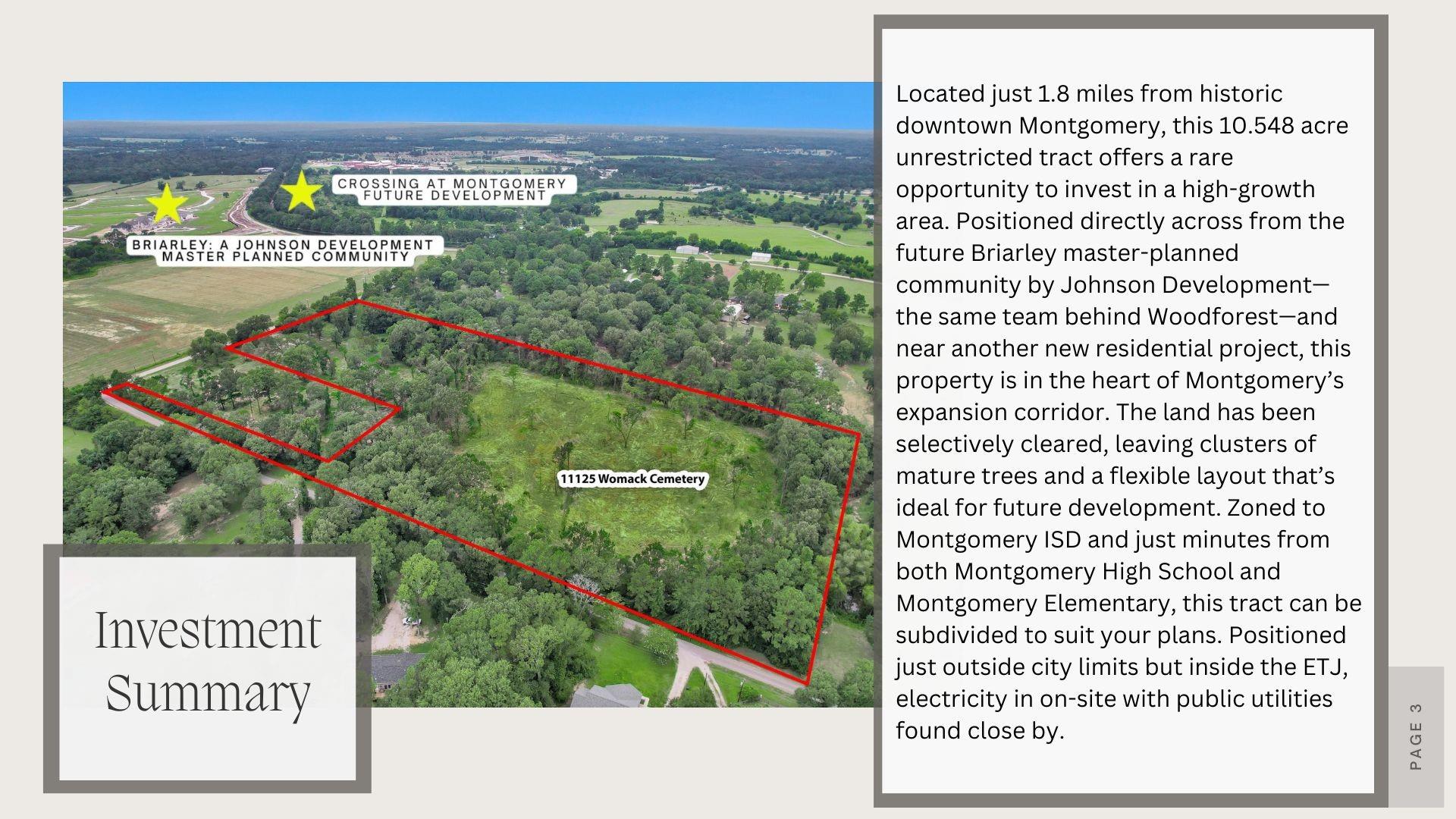 10.548 Acres Womack Cemetery Road