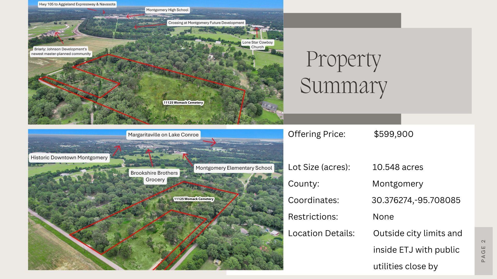10.548 Acres Womack Cemetery Road